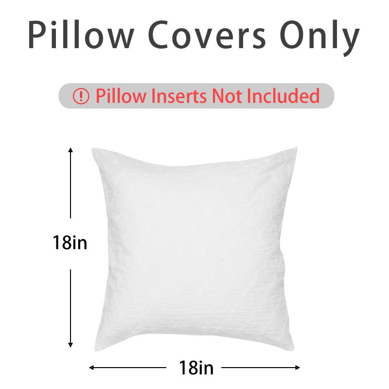 Eanpet Throw Pillow Covers Alphabet Decorative Pillow Cases ABC Letter Flowers Cushion Covers 18 x 18 Inch Square Pillow Protectors for Sofa Couch Bedroom Car Chair Home Decor (A) - Image 3